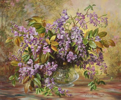 Fortryllende Junetide Wisteria av Albert Williams