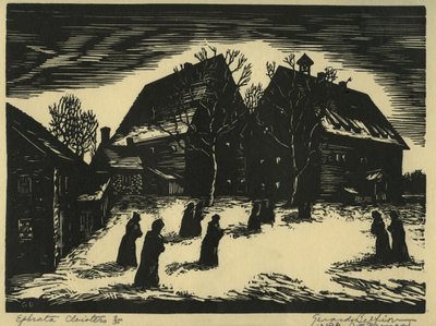 Ephrata-klostret av Albert Winslow Barker