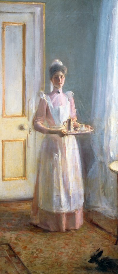 Tjeneren, ca. 1900 (olje på lerret) av Albert de Belleroche