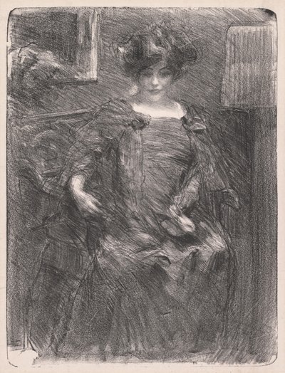Uten tittel (kvinne) av Albert de Belleroche