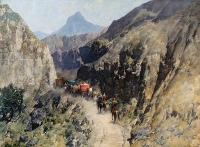 Caravan i Persia av Alberto Pasini