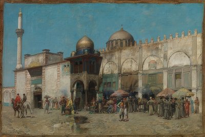 En moske. 1886 av Alberto Pasini