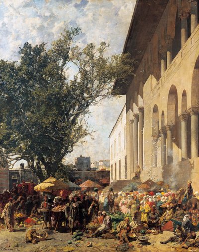 Marked i Konstantinopel av Alberto Pasini