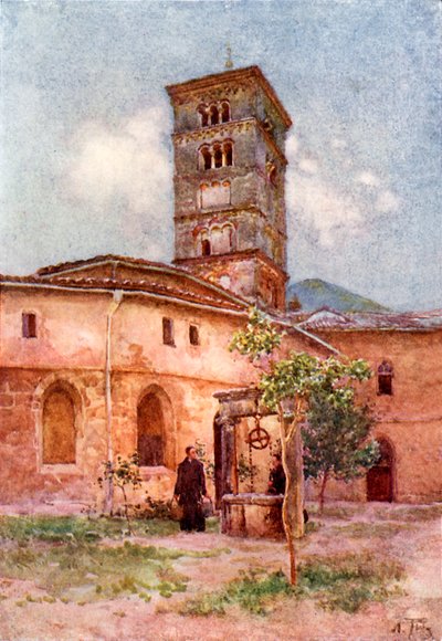 Hagen til klosteret Santa Scholastica, Subiaco av Alberto Pisa
