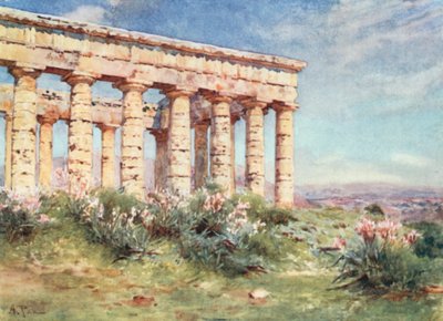 Segesta-tempelet av Alberto Pisa