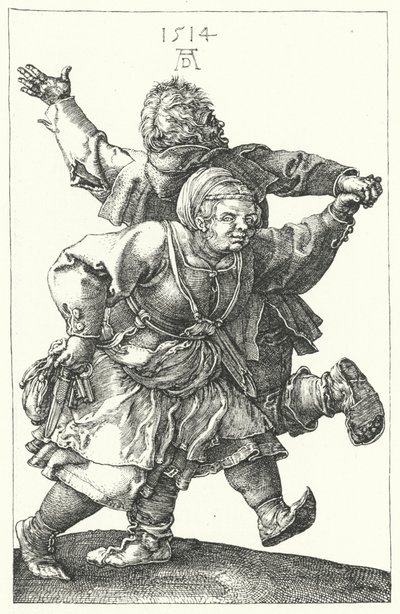Bondepar danser av Albrecht (after) Durer or Duerer