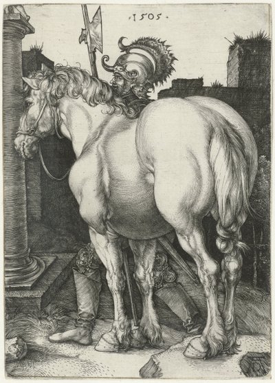 Den store hesten av Albrecht (after) Durer or Duerer