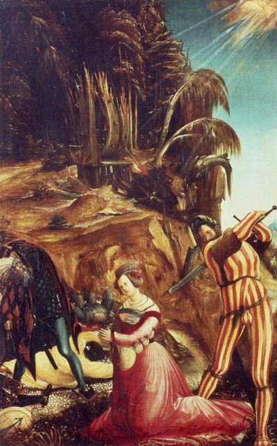 00228 Halshugging av den hellige Katarina, ca. 1505-10 av Albrecht Altdorfer