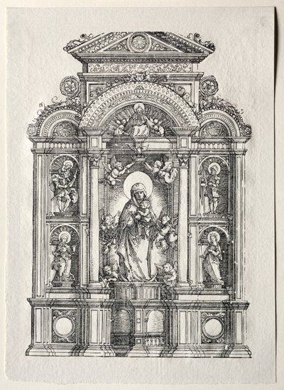 Alter med den vakre Maria av Regensburg av Albrecht Altdorfer