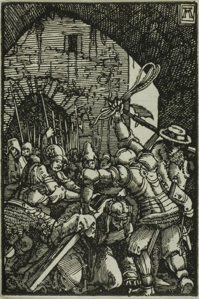 Bæring av korset, fra Menneskets syndefall og forløsning av Albrecht Altdorfer
