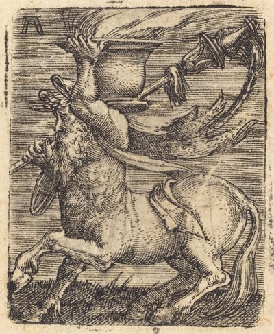 Kentaur med vase av Albrecht Altdorfer