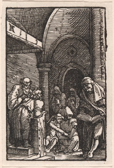 Kristus diskuterte med legene av Albrecht Altdorfer