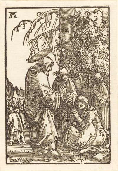 Kristus tar avskjed med Maria før lidenskapen av Albrecht Altdorfer
