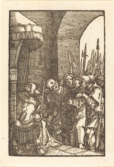 Kristus før Kaifas av Albrecht Altdorfer