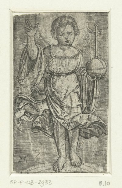 Kristusbarn på en regnbue av Albrecht Altdorfer