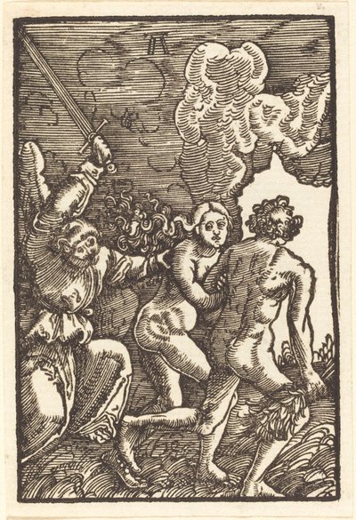 Utvisning fra paradis av Albrecht Altdorfer