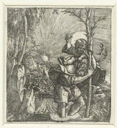 Den hellige Christopher av Albrecht Altdorfer