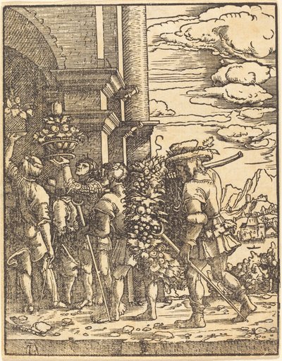 Josva og Kaleb av Albrecht Altdorfer