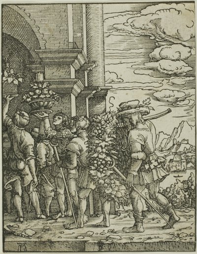 Josva og Kaleb av Albrecht Altdorfer