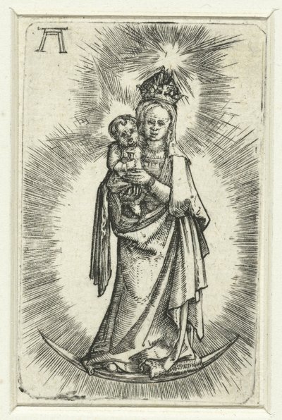 Madonna på halvmånen av Albrecht Altdorfer