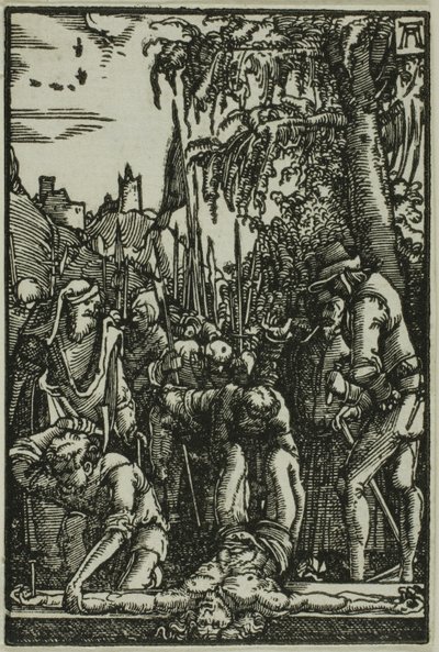 Nailing to the Cross, fra The Fall and Redemption of Man av Albrecht Altdorfer