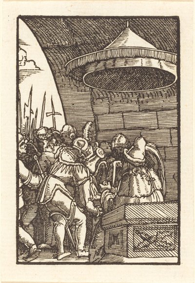Pilatus vasker hendene av Albrecht Altdorfer
