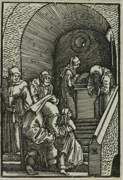 Presentasjon av Jomfruen, fra Menneskets syndefall og forløsning av Albrecht Altdorfer