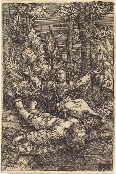 Pyramus og Thisbe av Albrecht Altdorfer