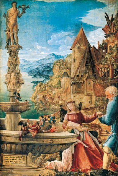 Hvil på flyturen til Egypt av Albrecht Altdorfer