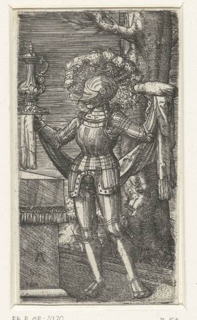 Ridder med vin og brød av Albrecht Altdorfer
