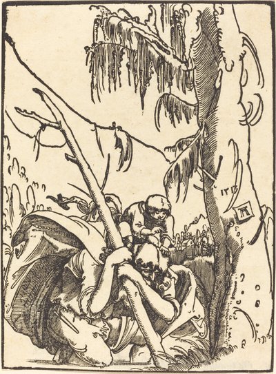 Den hellige Christopher av Albrecht Altdorfer