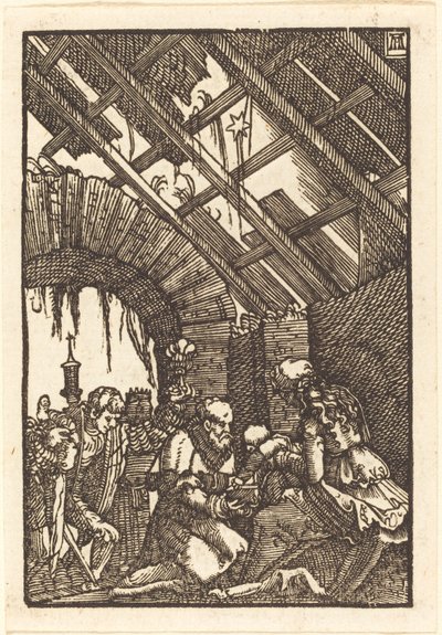 Tilbedelsen av magiene av Albrecht Altdorfer