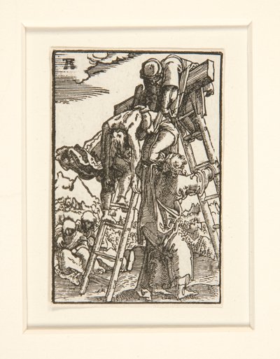 Nedstigningen fra korset, fra serien The Fall and Redemption of Man av Albrecht Altdorfer