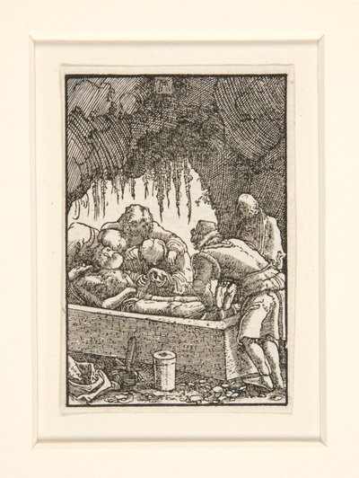 The Entombment of Christ, fra serien The Fall and Redemption of Man av Albrecht Altdorfer