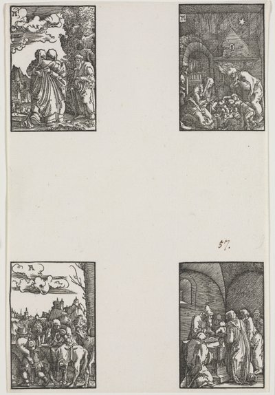 Menneskets fall og forløsning av Albrecht Altdorfer