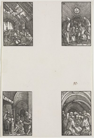 Menneskets fall og forløsning av Albrecht Altdorfer