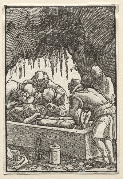Menneskets fall og forløsning: Kristi begravelse av Albrecht Altdorfer