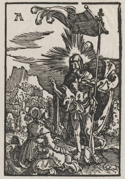 Menneskets fall og forløsning: Kristus viser seg for den hellige Maria Magdalena av Albrecht Altdorfer