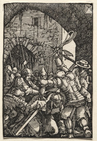 Menneskets fall og forløsning: Kristus som bærer korset av Albrecht Altdorfer