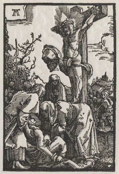 Menneskets fall og forløsning: Kristus på korset av Albrecht Altdorfer