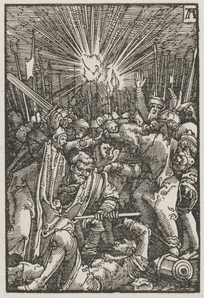 Menneskets fall og forløsning: Kristus tatt til fange av Albrecht Altdorfer