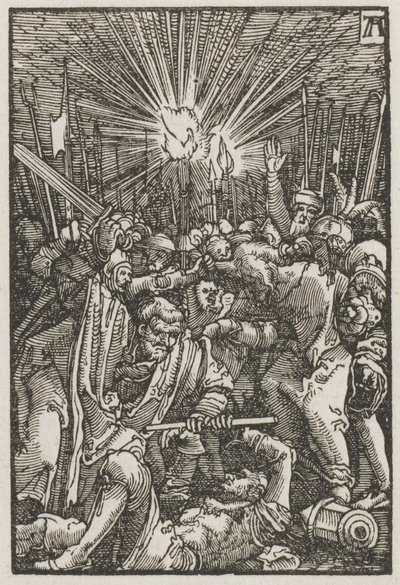 Menneskets fall og forløsning: Kristus tatt til fange, ca. 1515. av Albrecht Altdorfer