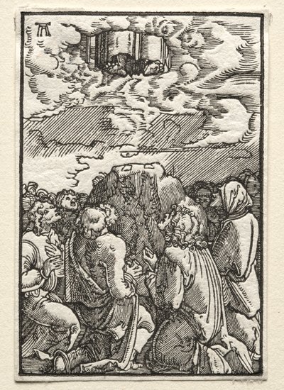 Menneskets fall og forløsning: Oppstigningen, ca. 1515. av Albrecht Altdorfer