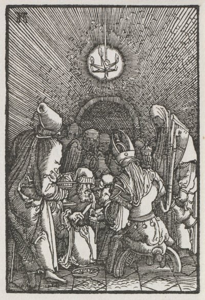 Menneskets fall og forløsning: Omskjæringen, ca. 1515. av Albrecht Altdorfer