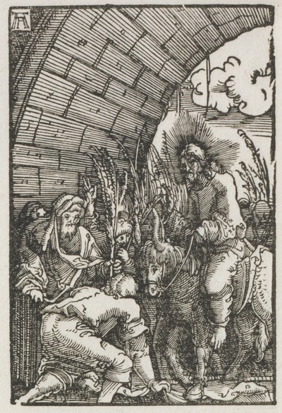 Menneskets fall og forløsning: Inntoget i Jerusalem av Albrecht Altdorfer