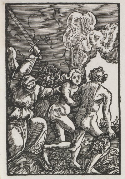Menneskets fall og forløsning: Utvisningen fra Eden av Albrecht Altdorfer