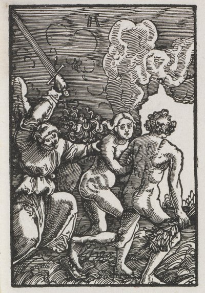 The Fall and Redemption of Man: The Expulsion from Eden, ca. 1515. av Albrecht Altdorfer