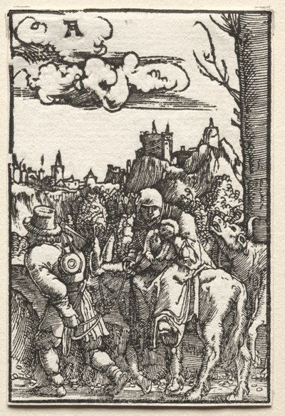 Menneskets fall og forløsning: Flukten til Egypt av Albrecht Altdorfer