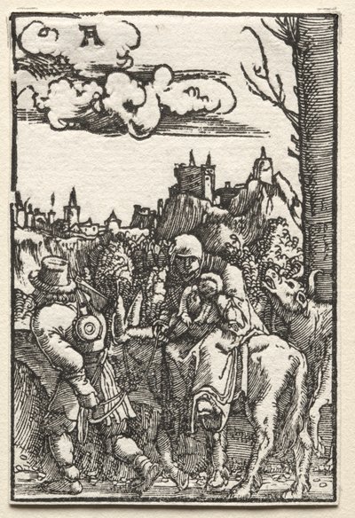 The Fall and Redemption of Man: The Flight into Egypt, ca. 1515. av Albrecht Altdorfer