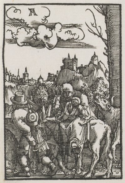 The Fall and Redemption of Man: The Flight into Egypt, ca. 1515. av Albrecht Altdorfer